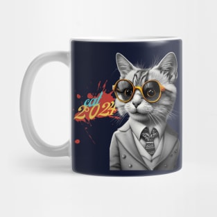 Elevate your style with this cute cat shirt that's perfect for showing off your feline adoration Mug